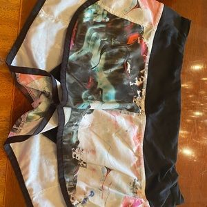 Lululemon speed up shorts pigment wave multi/black